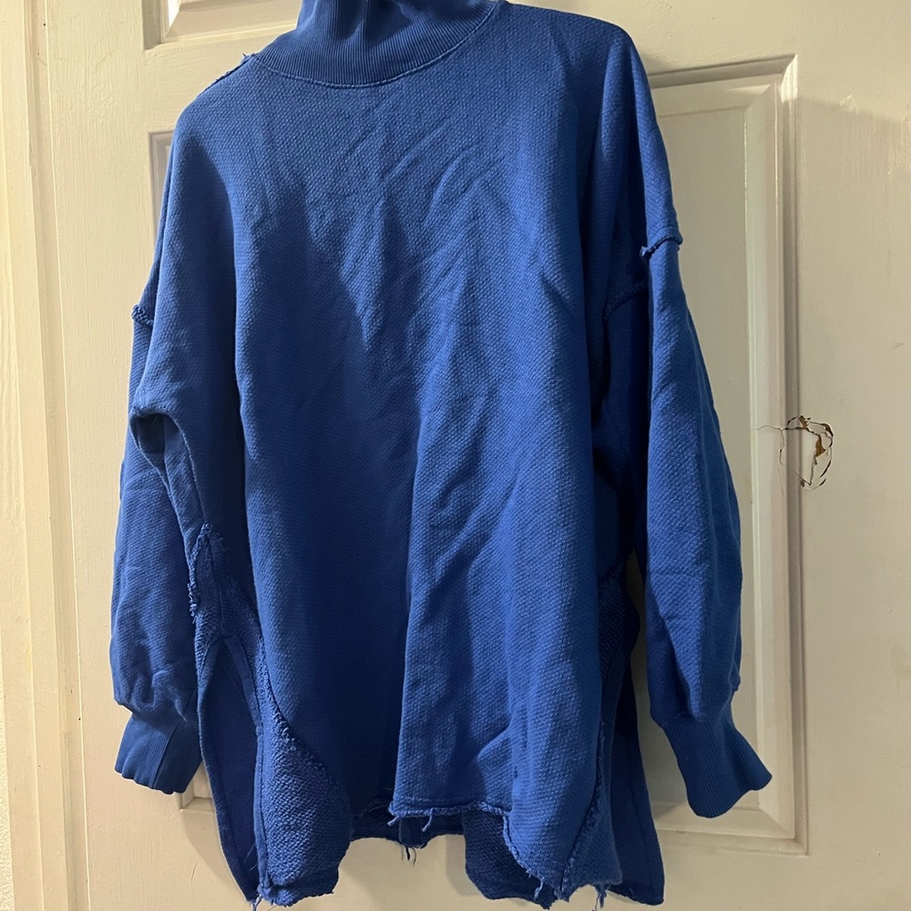 Free People Blue Sweater